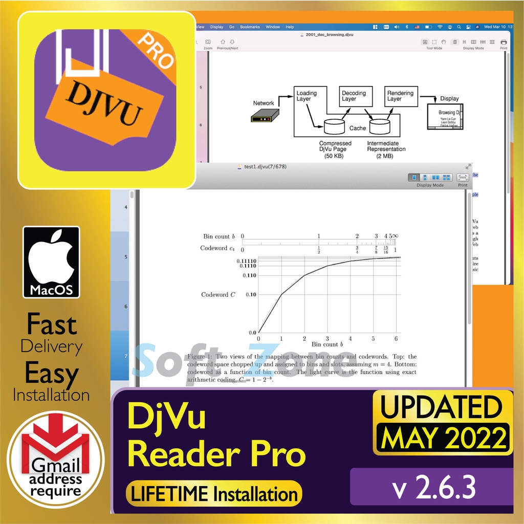 

DjV Rdr Pr 2.6.3 - Rd DjV Dcmnts n McOS [mcOSX BgSr | Mntry Spprt] - Dgtl Dwnld