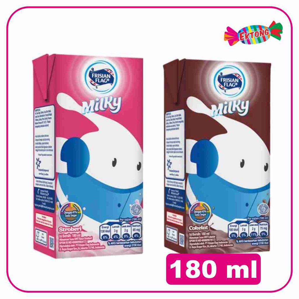 

FRISIAN FLAG MILKY SUSU UHT 180 ML