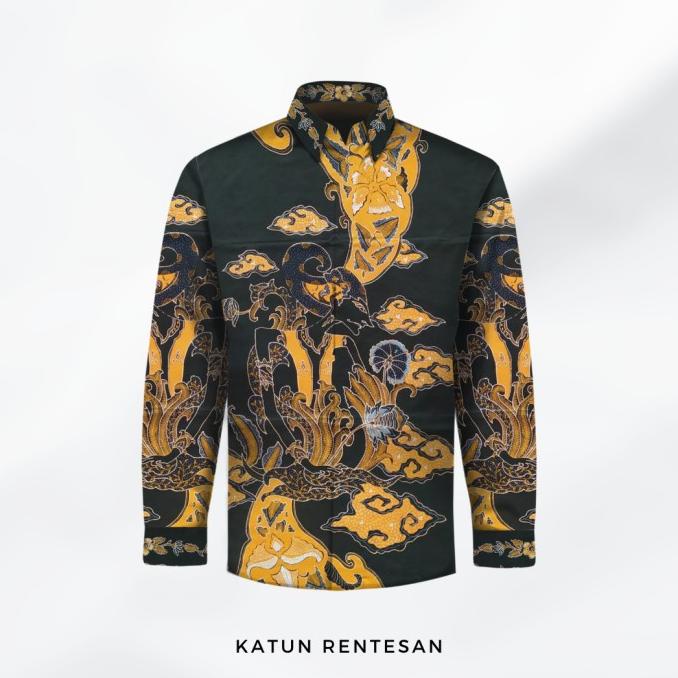 Bahan Batik Tulis Kemeja Pria Kain Batik Tulis 14W