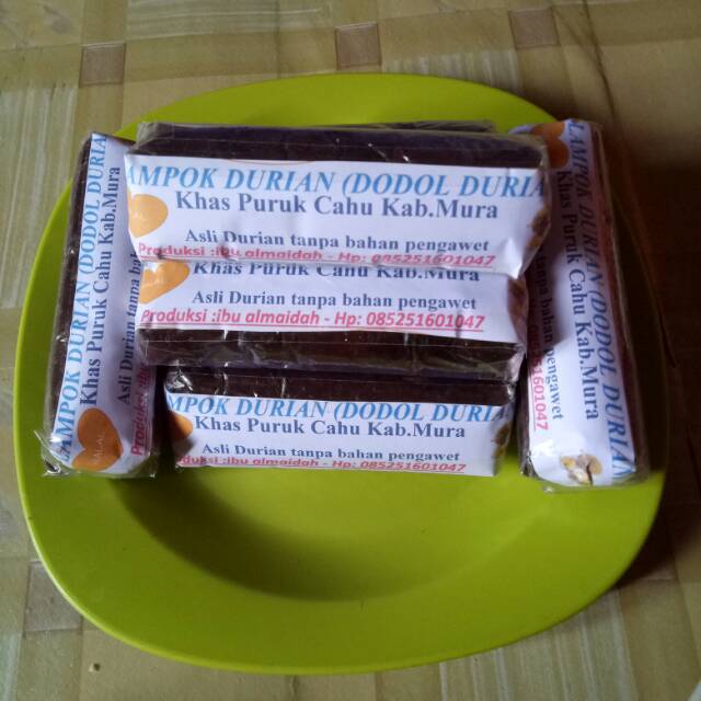 

Lampok/dodol durian asli tanpa bahan pengawet dan "halal