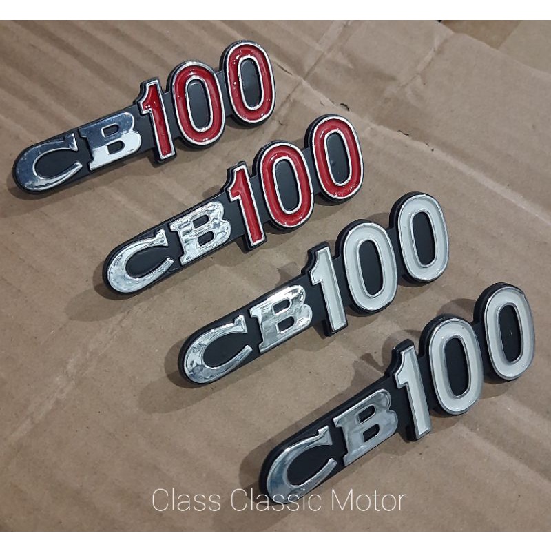 Emblem Box aki CB100 Almunium import | emblem Box aki | Emblem CB100
