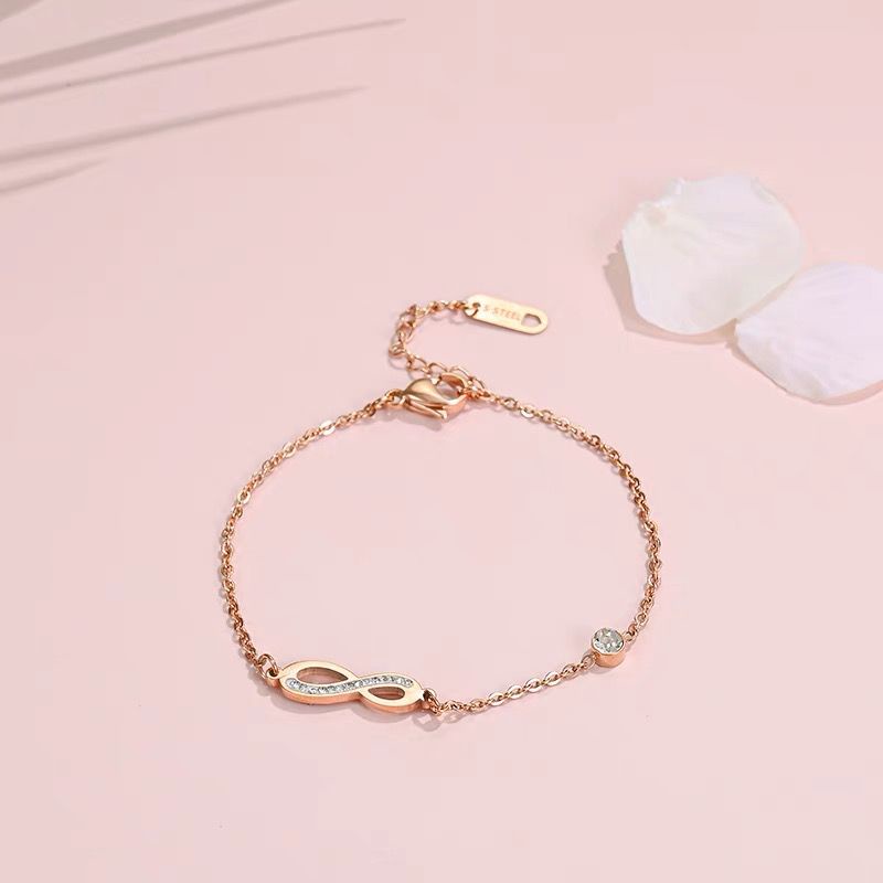 COD! gelang tangan infinityy titanium anti karat import