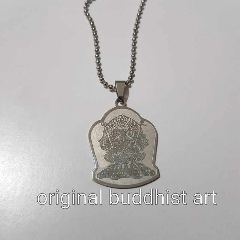 liontin kwan im seribu tangan titanium