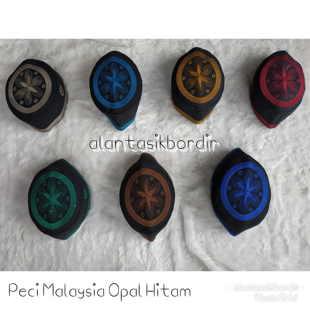 peci malaysia opal / kopiah bordir / kopeah tasik R.24