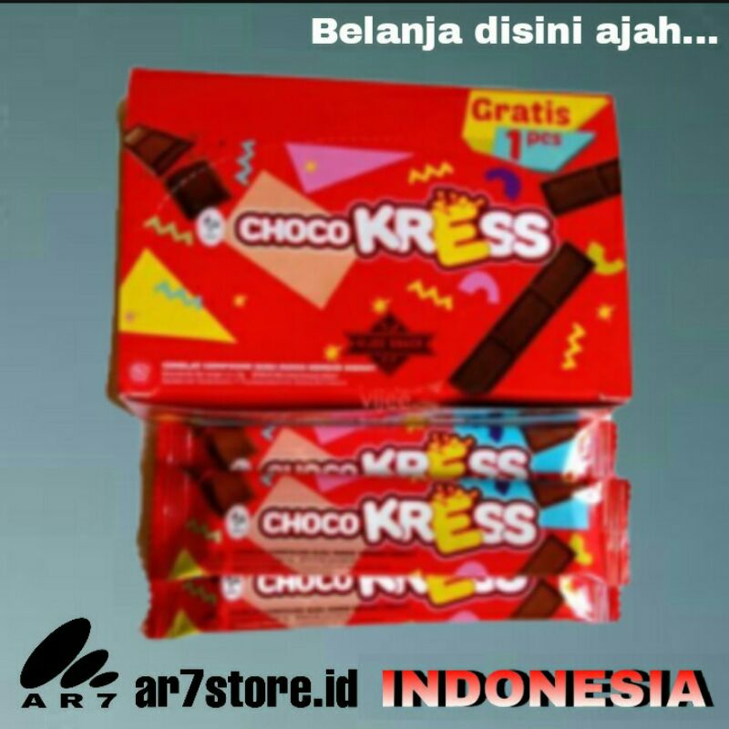 

CHOCO KRESS Coklat 1 pack isi (12x10gr)