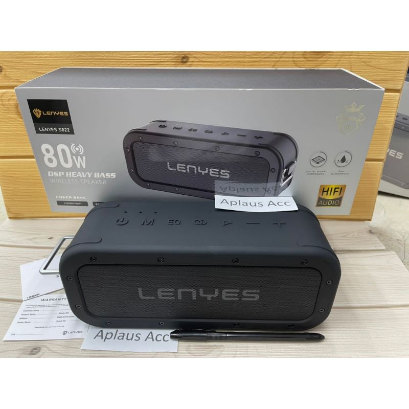 LENYES S822 80W ultra bass speaker wireless 5.0 DSP hifi stereo sound TWS