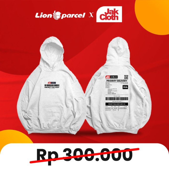 Hodie - Lion Parcel X JakCloth - Putih
