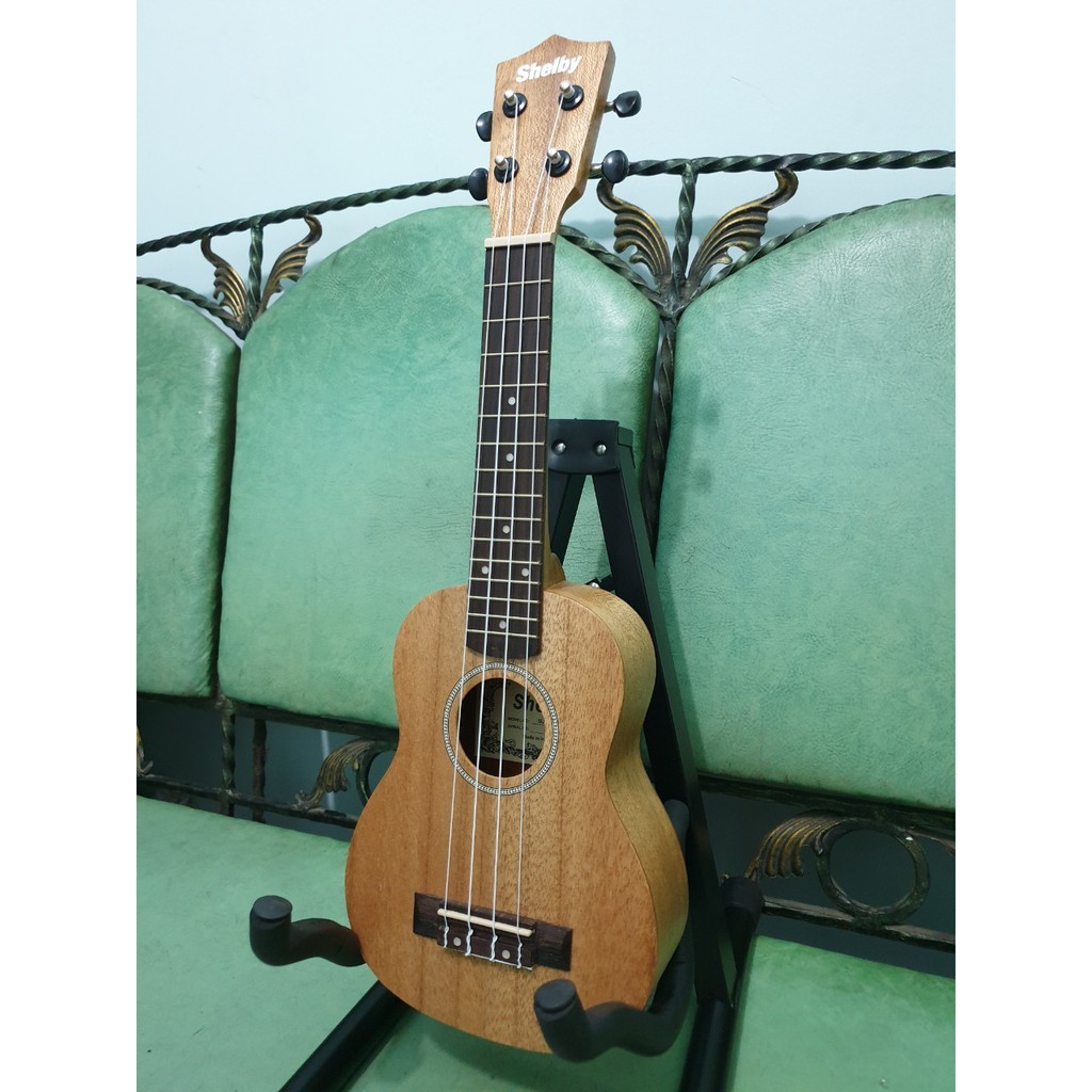 Ukulele Soprano Merk Shelby Coklat Jakarta Bonus Softcase Senar Pick