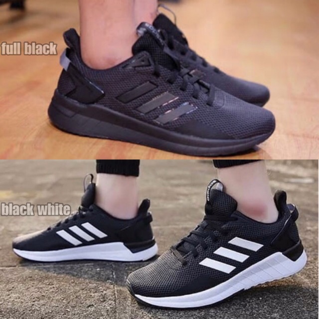 sepatu adidas full black