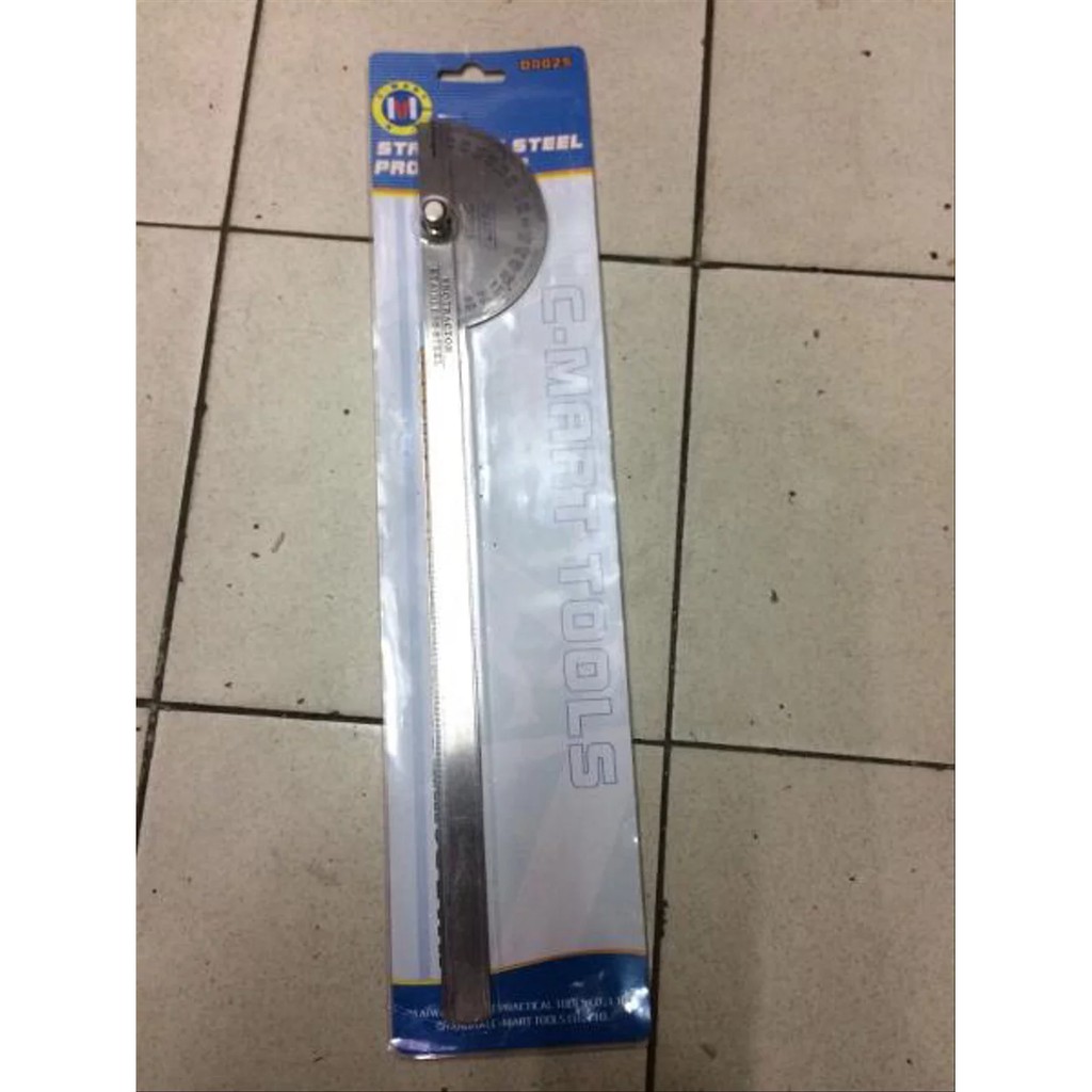 

Busur Derajat 25cm Penggaris Protector Half Round Cmart ORIGINAL Stanles Steel