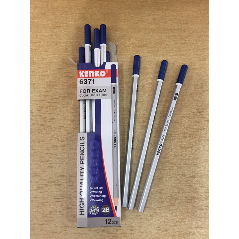 

Pinsil/pensil 2b for exam 6371 KENKO (12 pc)