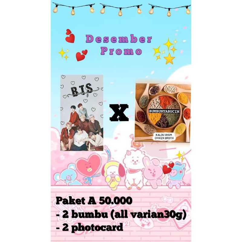 

BTS X BUMBUNYABUCIN PAKET A