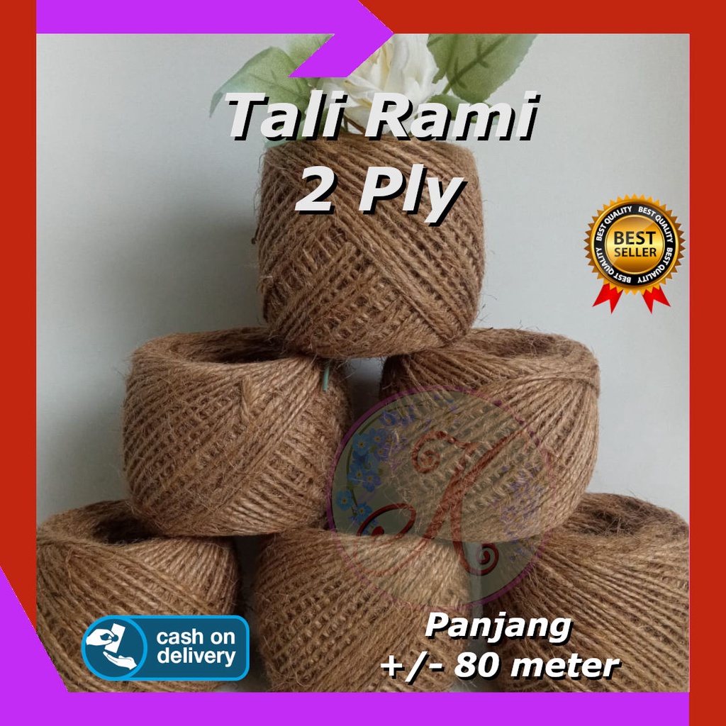 Tali Rami Goni 2 Ply 80 meter per roll