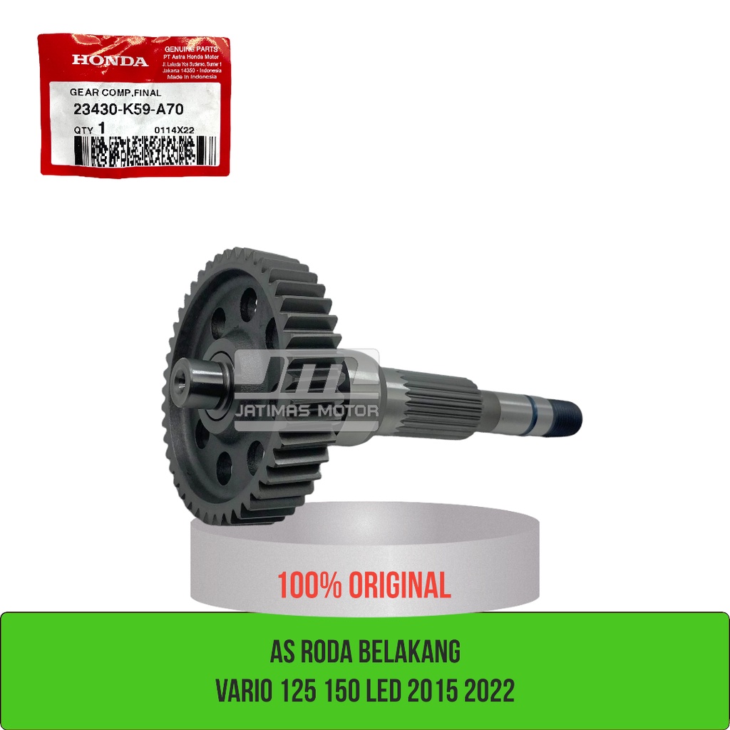 As roda belakang vario 125 150 LED 2015-2022 23430-K59-A70