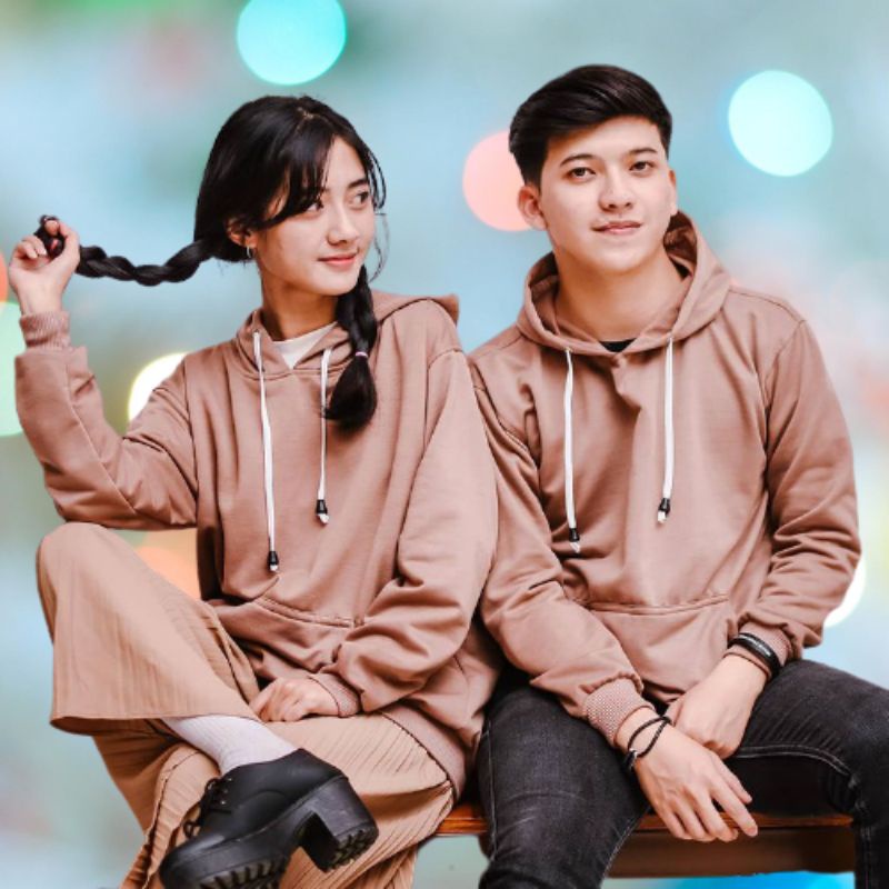 HOODIE COUPLE KEKINIAN/ NATURAL HOODIE/UNISEX/TRENDY/BERKUALITAS