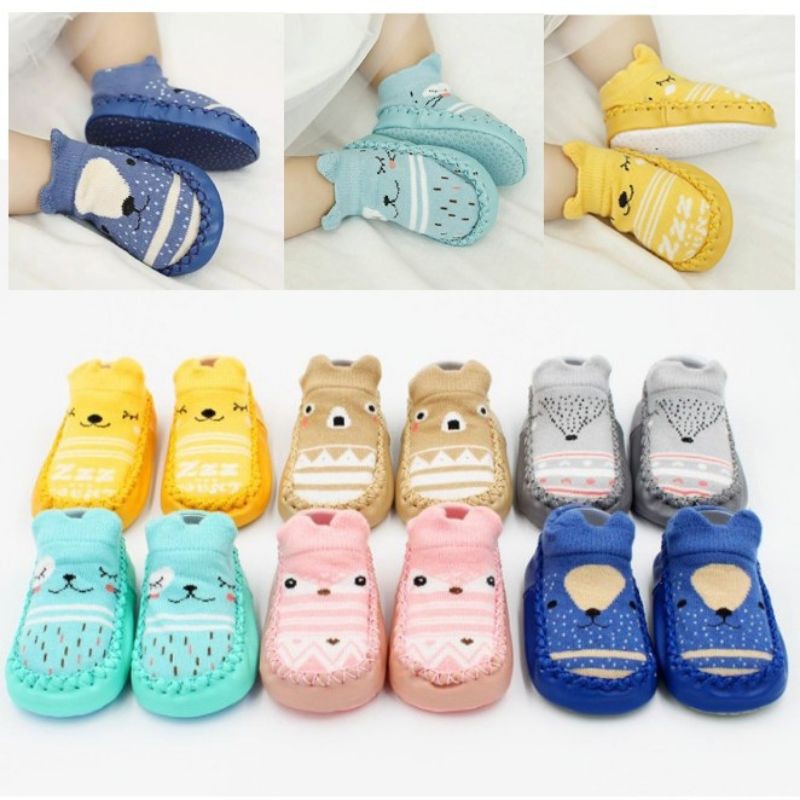 KAOS KAKI BABY PREWALKER MODEL KOREA 0-12 BULAN New