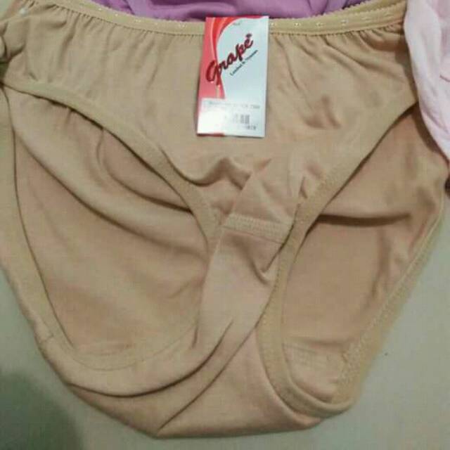 (Isi 6 pcs)Grape Underwear/gn GOLDENICK 937