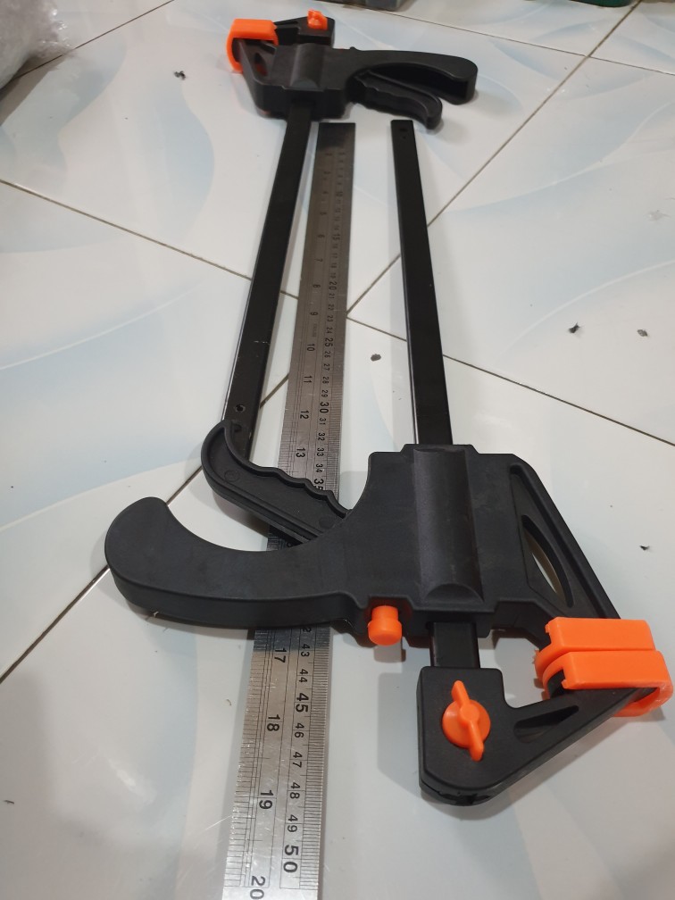 Hitam Clamp Quick Release F 30 Cm 12 Inch Klem F Bar Rachet Ratchet