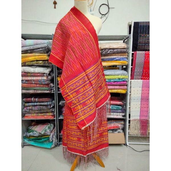 Songket Simalungun Hiou Simalungun Porhis Marodor Merah