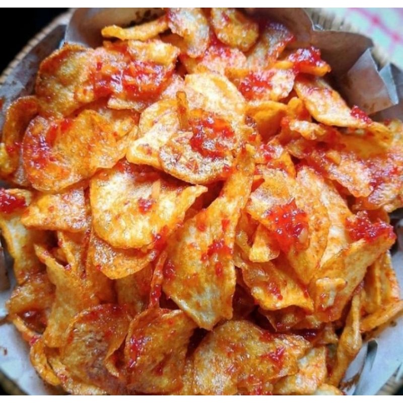 

Kentang slice balado/kentang+Tempe Balado