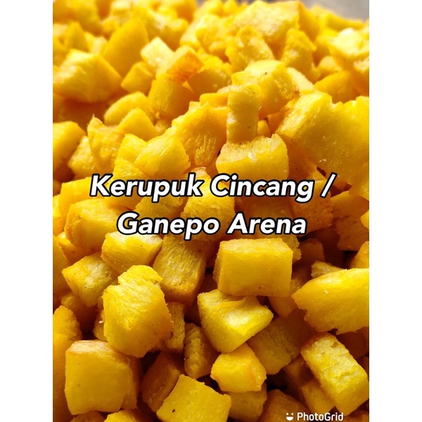 

Kerupuk Ganepo/Cincang Arena 250 gr