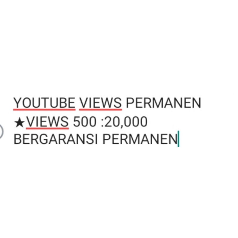 YOUTUBE VIEWS