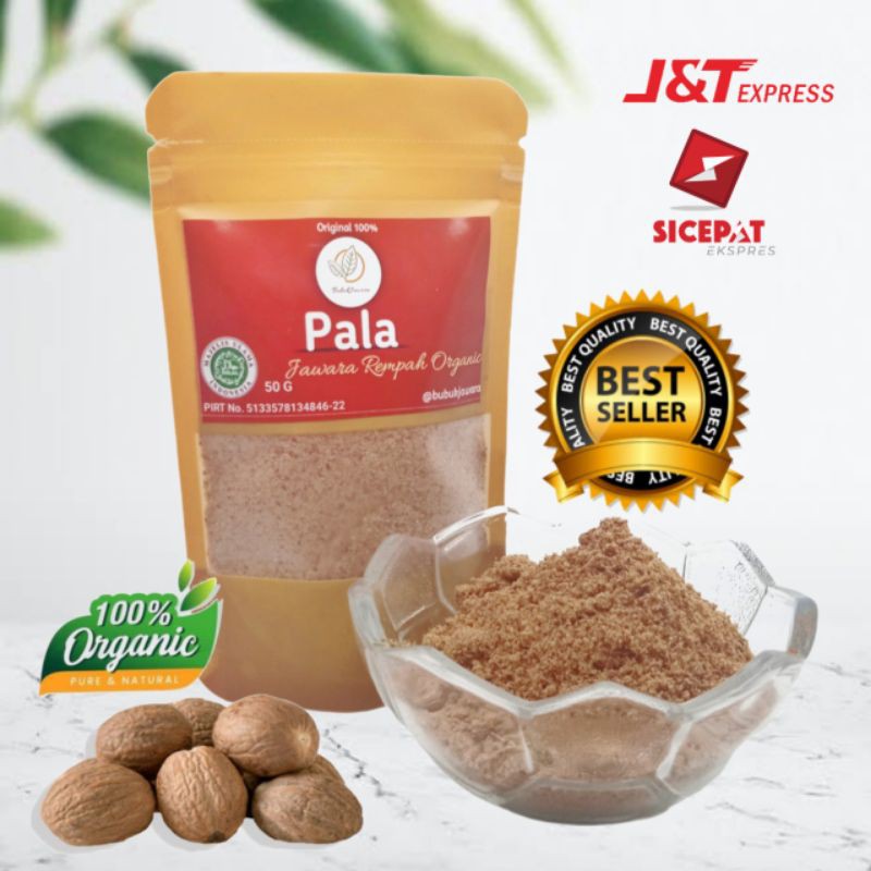 

Pala/Palawija Nutmeg Bubuk Asli 50gram