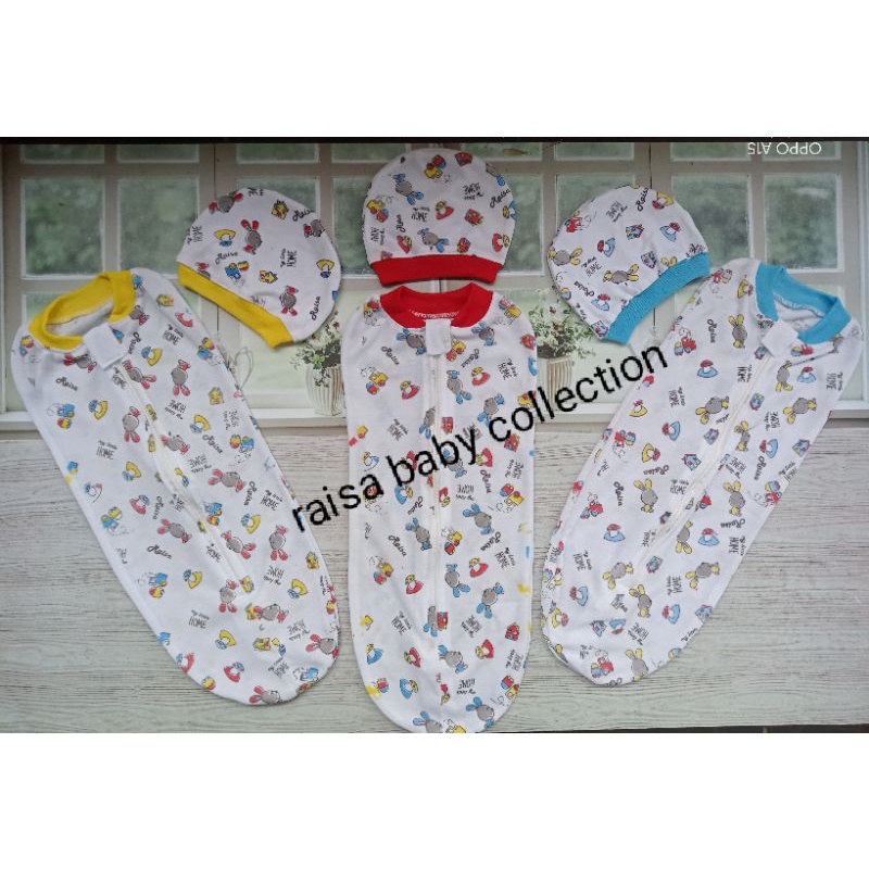 1pcs bedong instan+topi/3pcs bedong instan+ topi