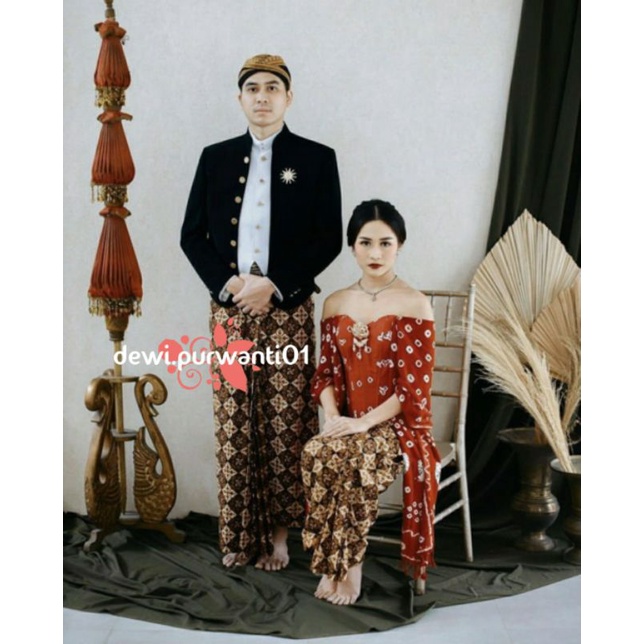 Set Pakaian Couple/Prewedd_Adat Jawa Model Basahan