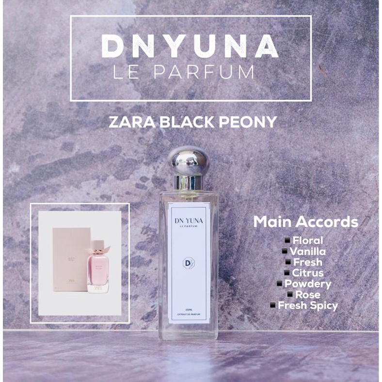 ZARA BLACK PEONY by DNYUNA