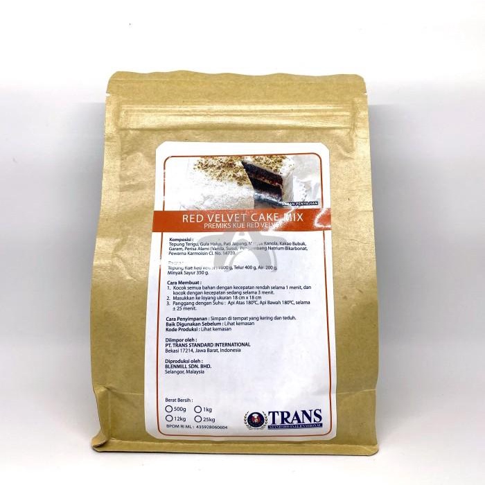 

Tepung Trans Red Velvet Cake Premix / Tepung Premiks Instan / 500Gram