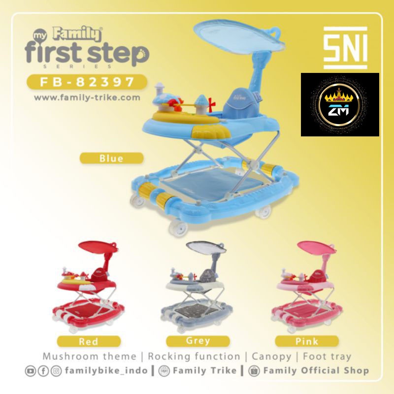 Baby Walker Family First Step 82397