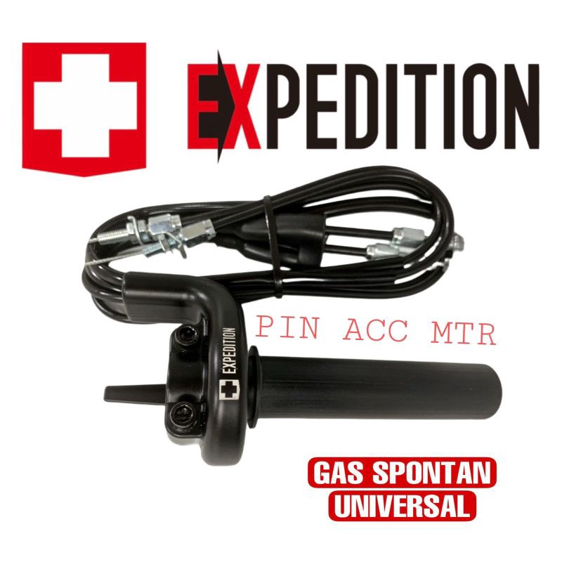 Gas spontan 2 kabel EXPEDITION KLX / CRF / WR / D-Tracker DILL UNIVERSAL MOTOR