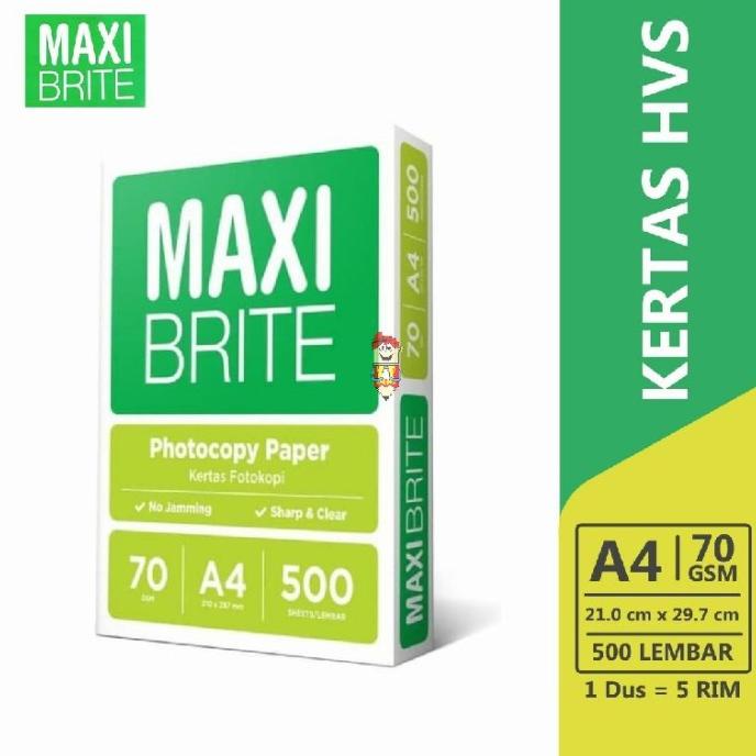 

cusss order] Kertas HVS A4 70 Gsm maxi Brite