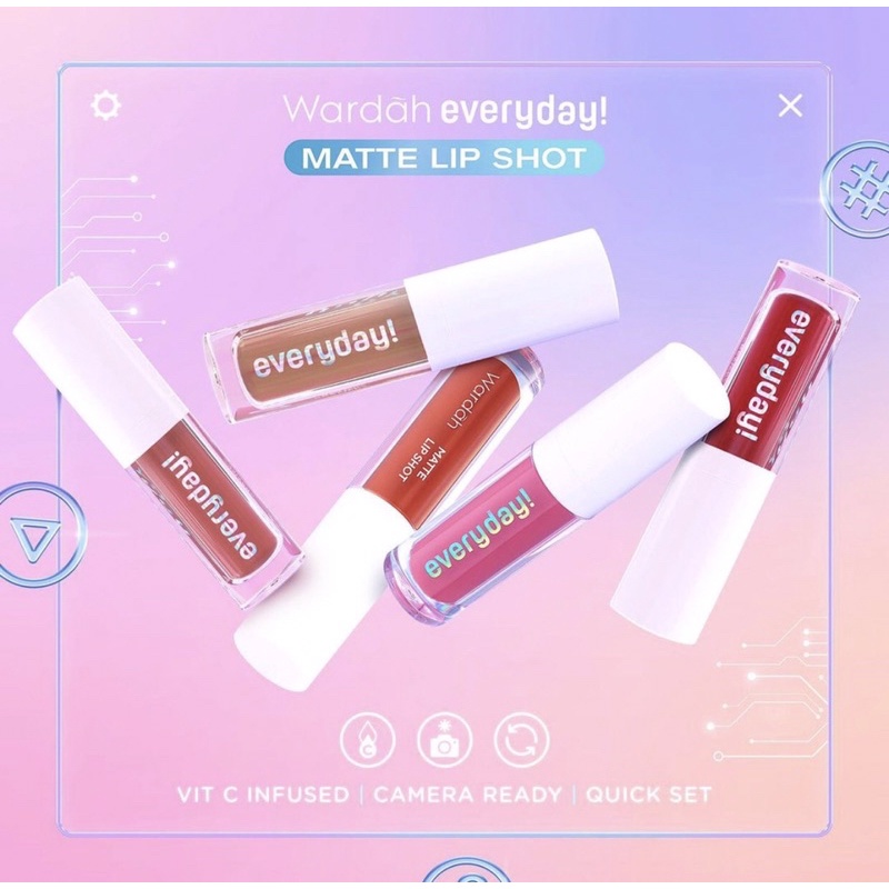 ❤ jselectiv ❤ WARDAH Everyday Matte Lip Shot | Lip Cream WARDAH