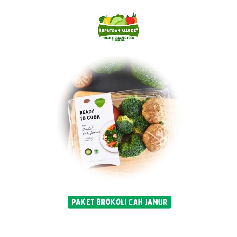 

Paket Sayur Brokoli Cah Jamur / Paket Sayur
