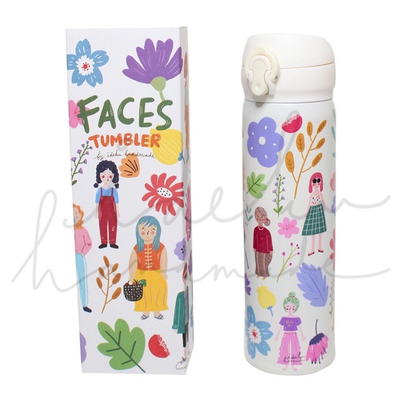 Tumbler Faces Ideku Handmade