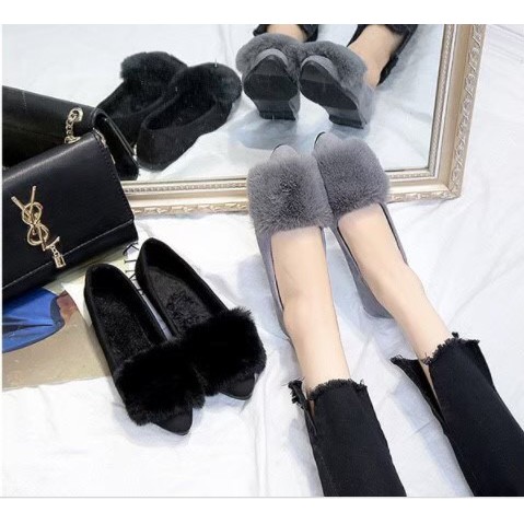 Flat Shoes Wanita Dewasa | Flat Shoes Fluffy