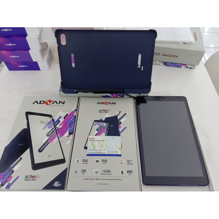 TABLET MURAH TABLET ADVAN I10 RAM 2GB GARANSI RESMI - Biru Diskon