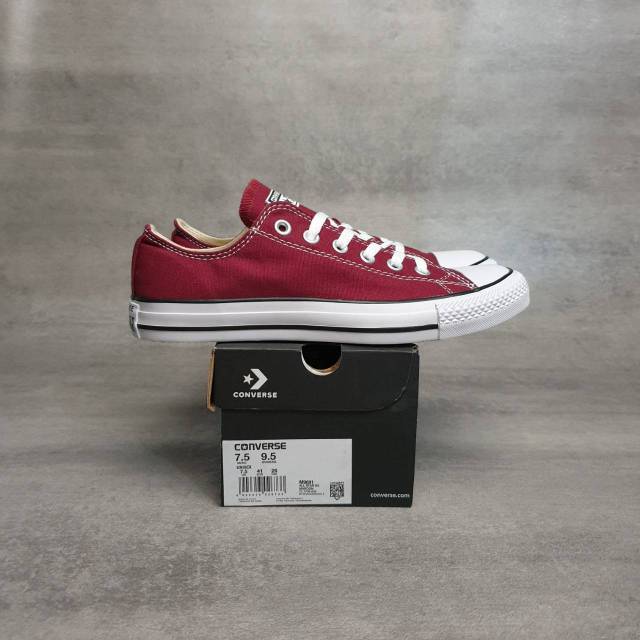 Converse low Maroon