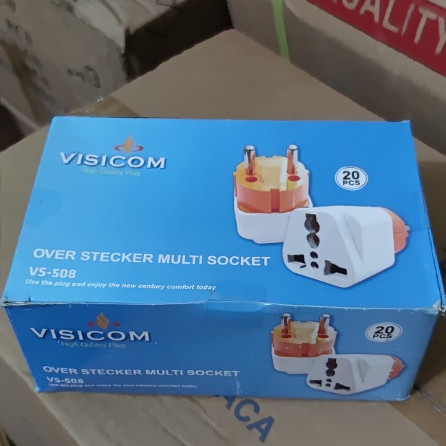 VISICOM Sambungan Over Steker Multifungsi Oversteker VS-508