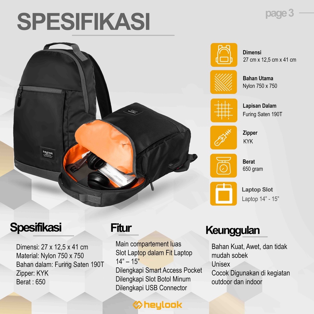 Tas Ransel Pria Wanita Tas Laptop Backpack Punggung Laptop Remaja Dewasa Backpack Distro Outdoor Sporty Travel Keren