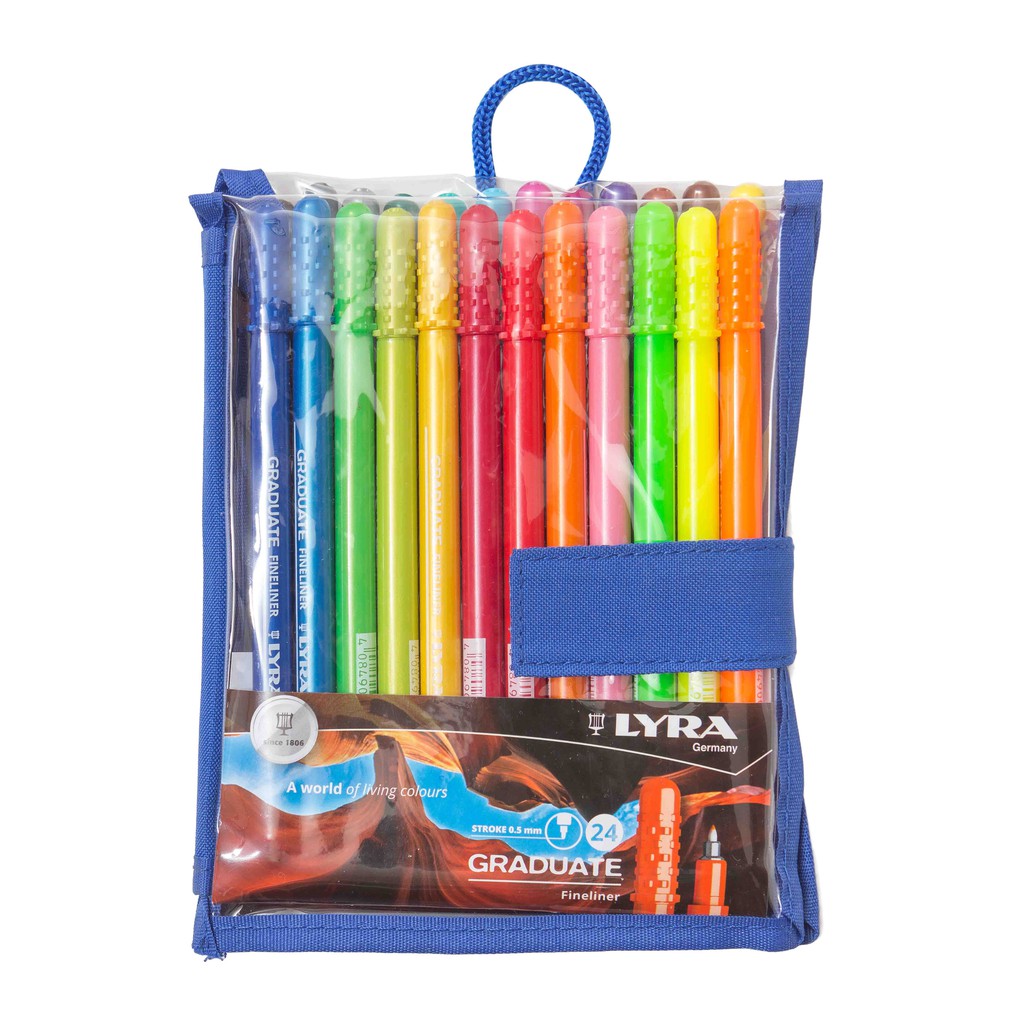 

LYRA Graduate Fineliner Wallet 24pcs