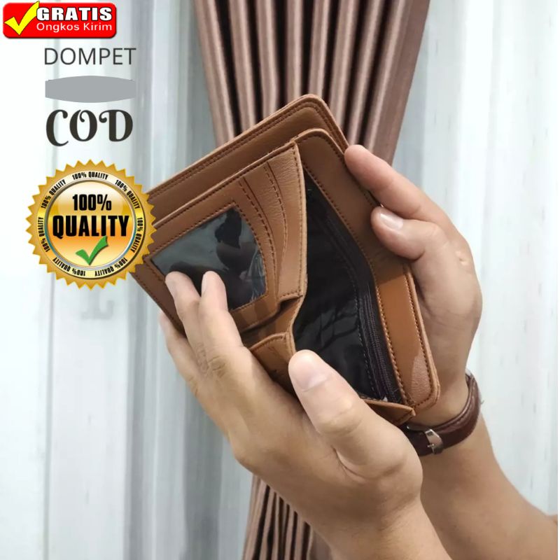 DOMPET PRIA KULIT SEMI TANGGUNG 3/4 PREMIUM