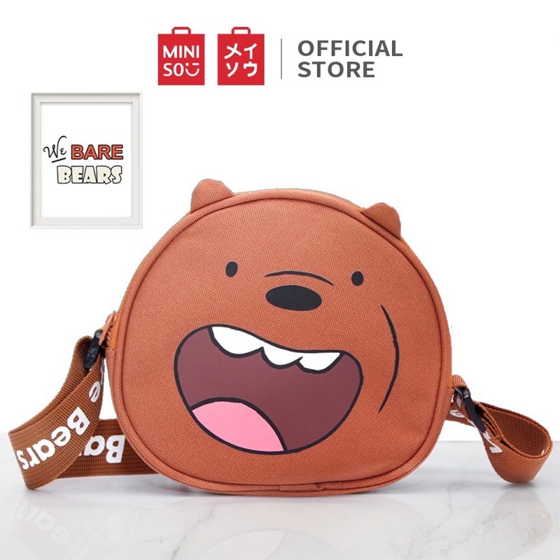 MINISO X WE BARE BEARS tas selempang anak wbb / tas anak lucu / tas lucu / tas miniso murah / kids s