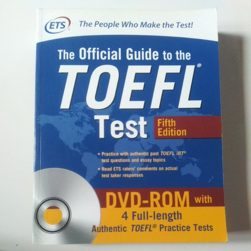 Jual Buku The Official Guide To The TOEFL Test Fifth Edition | Shopee ...