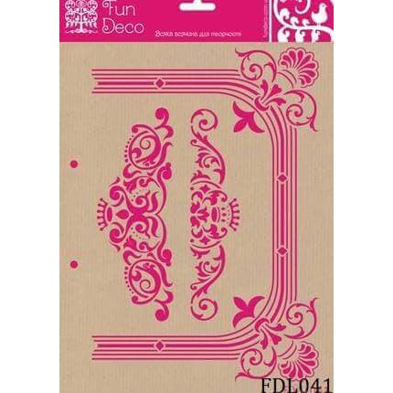 

Fun Deco Stencil ~ FDL041