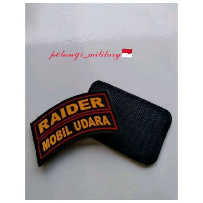 patch rubber Raider mobil udara