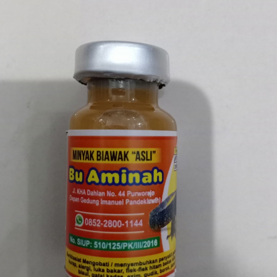 minyak biawak asli obat tradisional terbuat dari lemak biawak berkhasiat menyembuhkan gatal jenis be