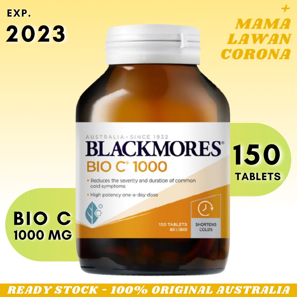 Beli Blackmores Vitamin C Bio C 1000 Mg 150 Australia 150 Tablet Blackmores C 1000mg Vit C Seetracker Indonesia